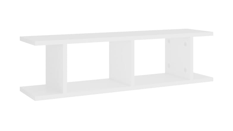 NNEVL Wall Shelves 6 Display Cube 78 x 18 x 20cm - White