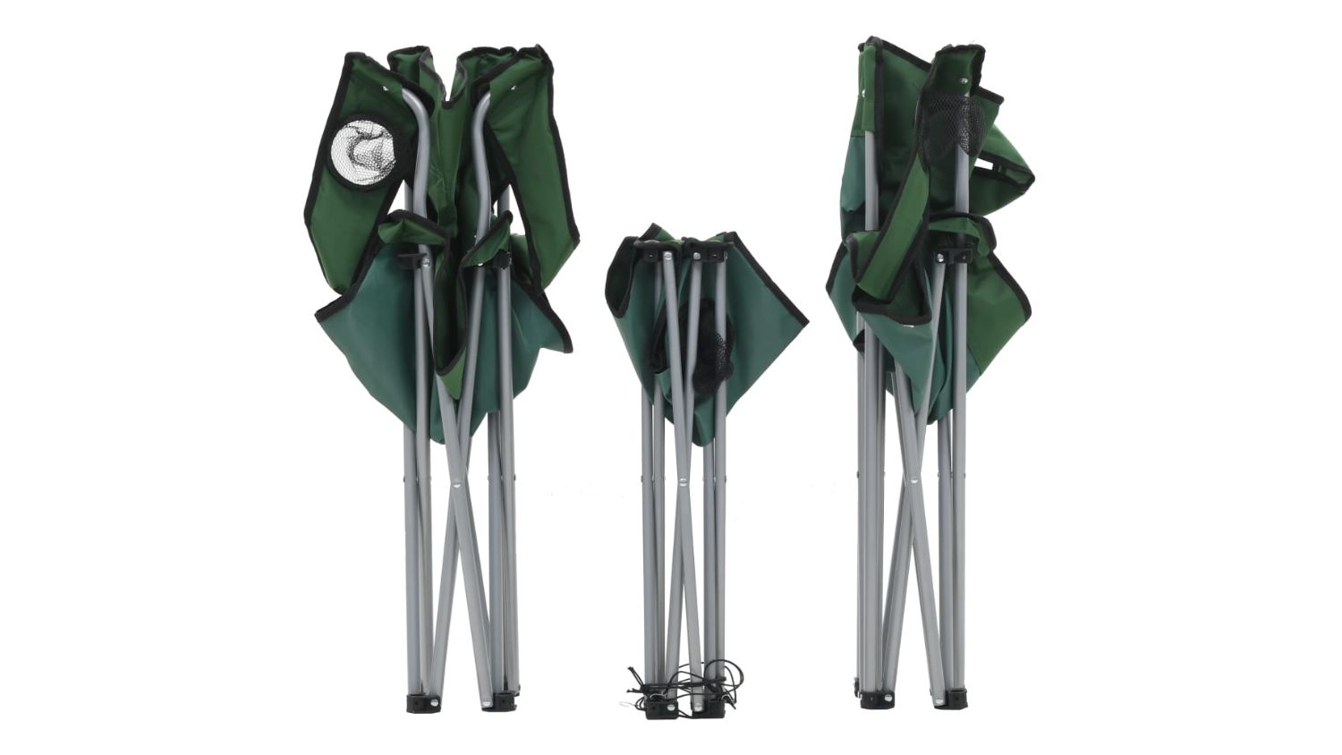 NNEVL Camping Table & Chairs Set 3pcs. - Green