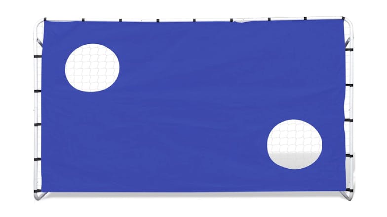 NNEVL Soccer Goal w/ Net & Aiming Wall 2pc 240 x 92 x 150cm