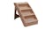 NNEVL Dog Stairs Folding 62 x 40 x 49cm - Brown