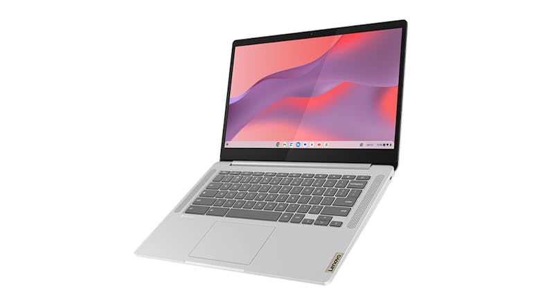 Lenovo IdeaPad Slim 14" Chromebook - MediaTek Kompaino 520 4GB-RAM 64GB-eMMC - Cloud Grey (82XJ002NAU)