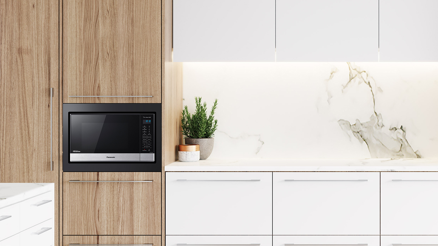 Panasonic Microwave Trim Kit - Black Stainless Steel (NN-TK611SBQP)