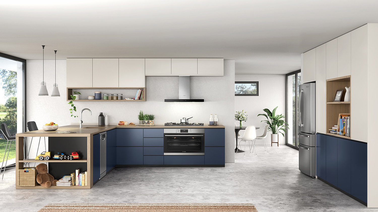 Westinghouse 15 Place Setting 8 Program Freestanding Dishwasher Stainless Steel (WSF6608XA