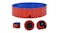 NNEVL Foldable Dog Swimming Pool 120 x 30cm - Red