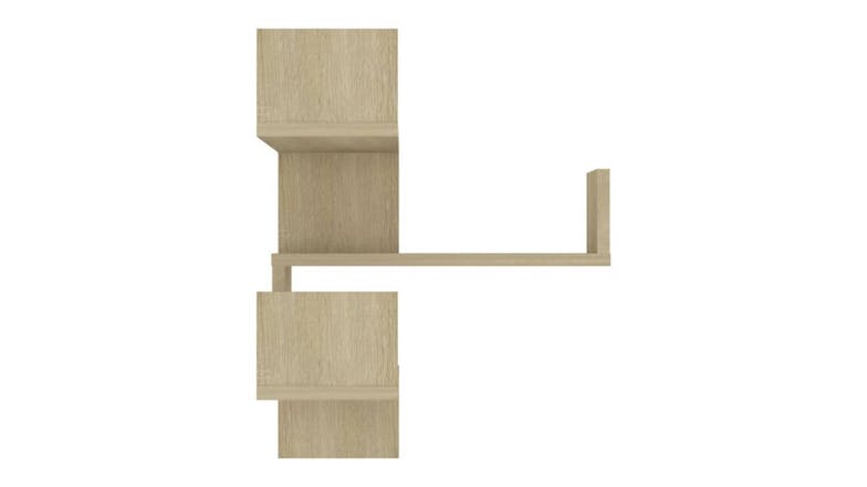 NNEVL Wall Shelves Corner 2pcs. 40 x 40 x 50cm - Sonoma Oak
