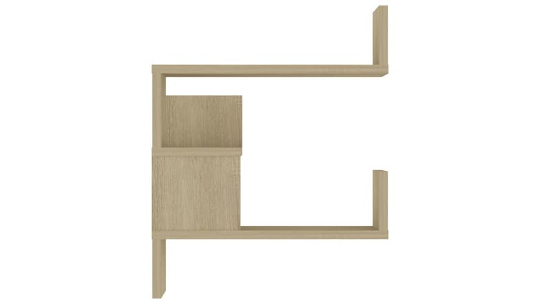 NNEVL Wall Shelves Corner 2pcs. 40 x 40 x 50cm - Sonoma Oak