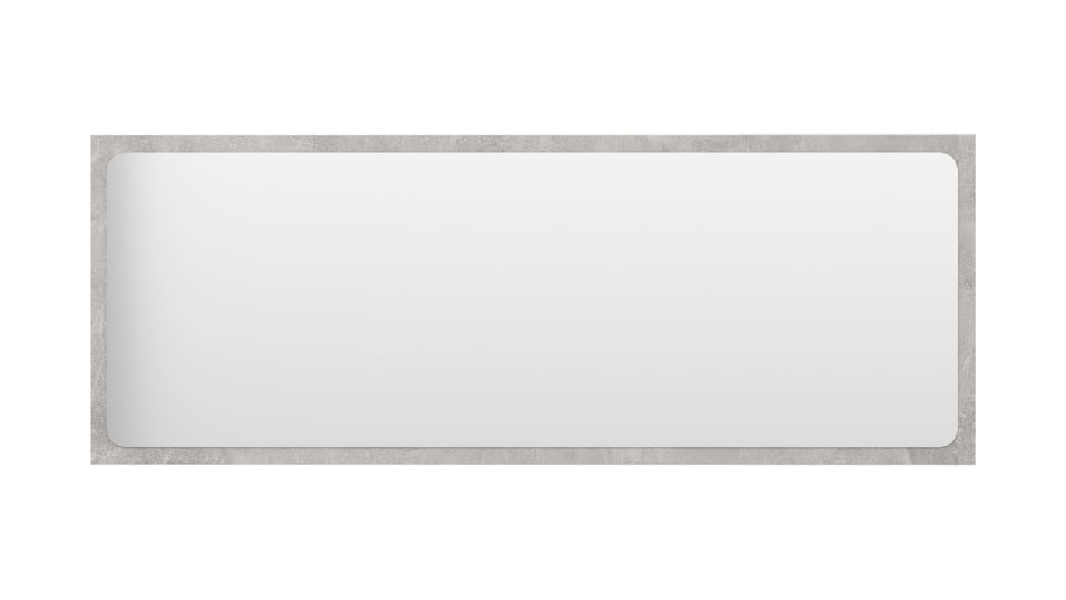 NNEVL Bathroom Mirror 100 x 1.5 x 37cm - Concrete Grey