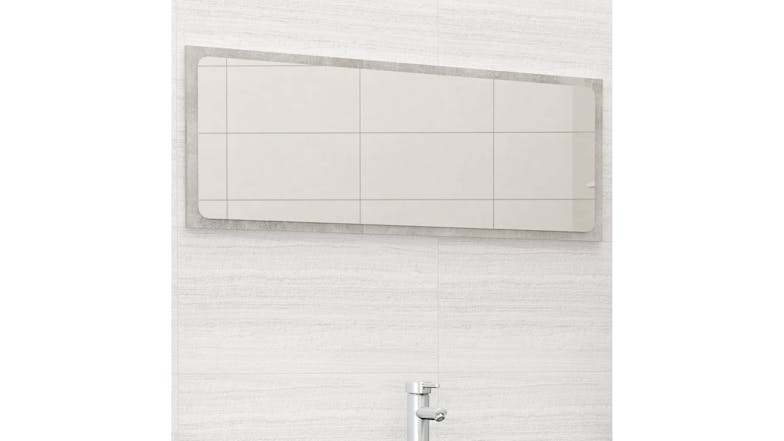 NNEVL Bathroom Mirror 100 x 1.5 x 37cm - Concrete Grey