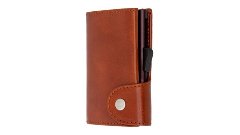 C-Secure XL RFID Protected Card Holder - Tanned