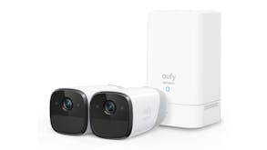 Eufy Cam 2 Pro 2K Outdoor Wireless Smart Security Camera - 2 Pack with HomeBase2 (White)