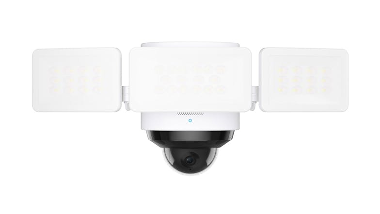 Eufy Cam Pro 2K Outdoor Wired Pan & Tilt Camera with Floodlight - 1 Pack (White)