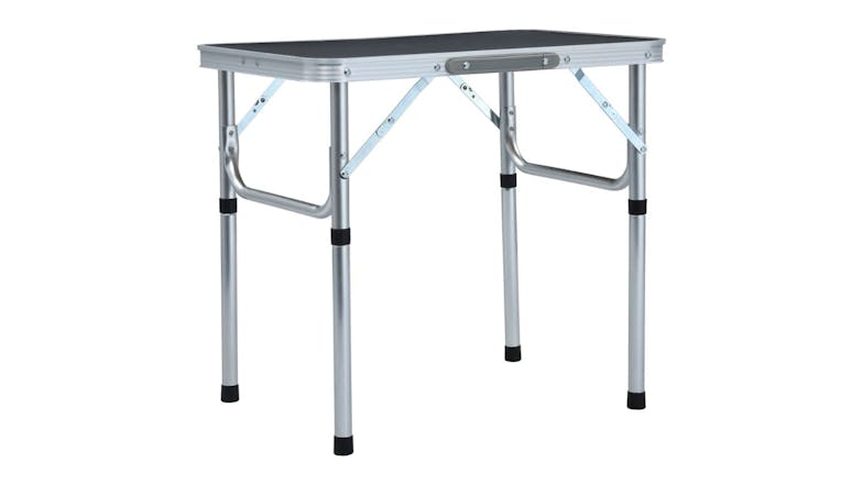 NNEVL Camping Table Folding 60 x 45cm - Grey/Aluminum