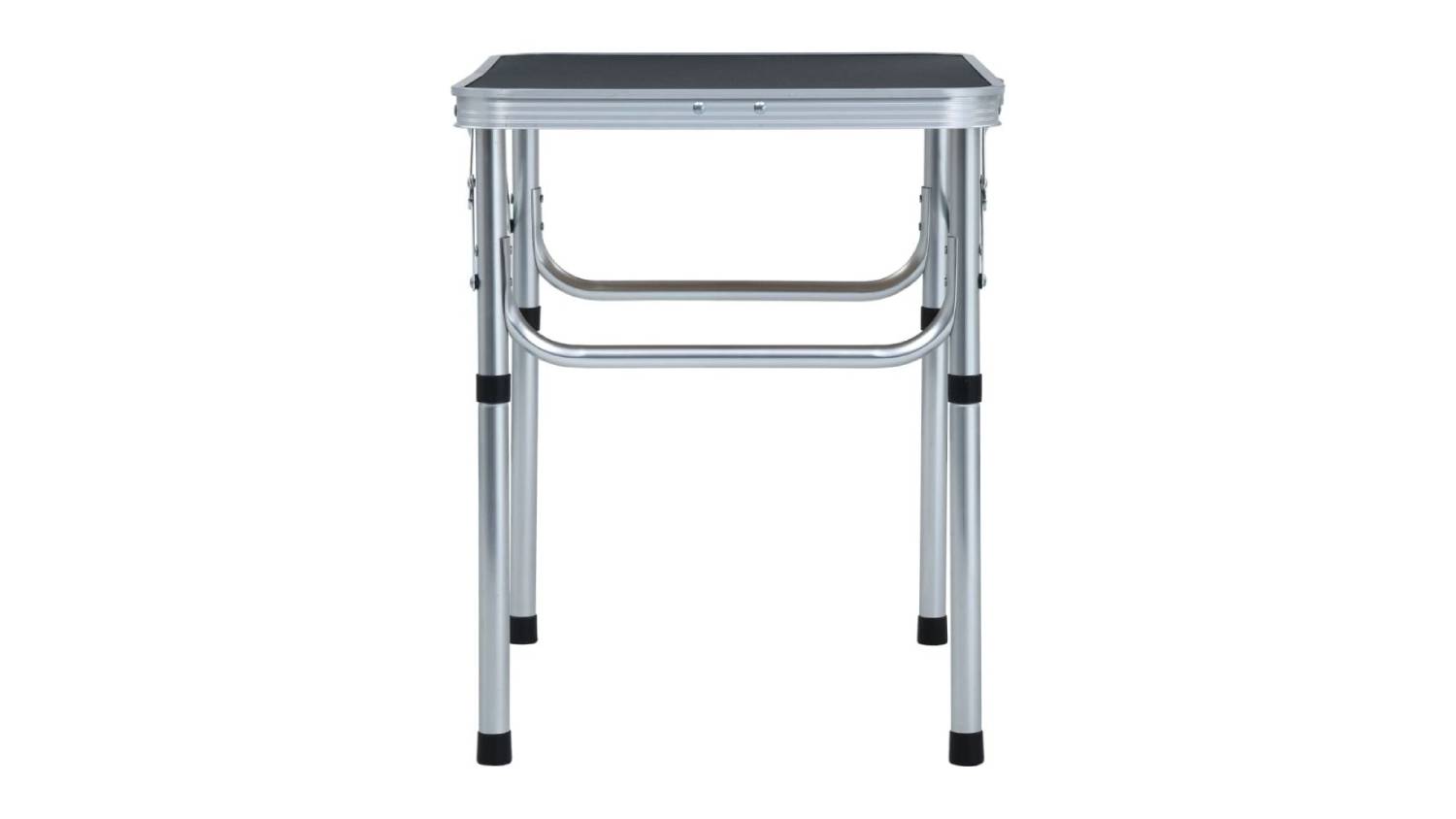 NNEVL Folding Camping Table 60 x 45cm - Grey/Aluminium