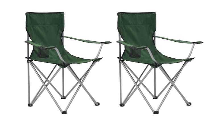 NNEVL Camping Table & Chairs Set 3pcs. - Green