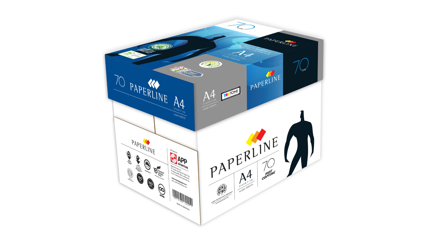 Paperline Carbon Neutral A4 70gsm Copy Paper - 5x500 Sheets