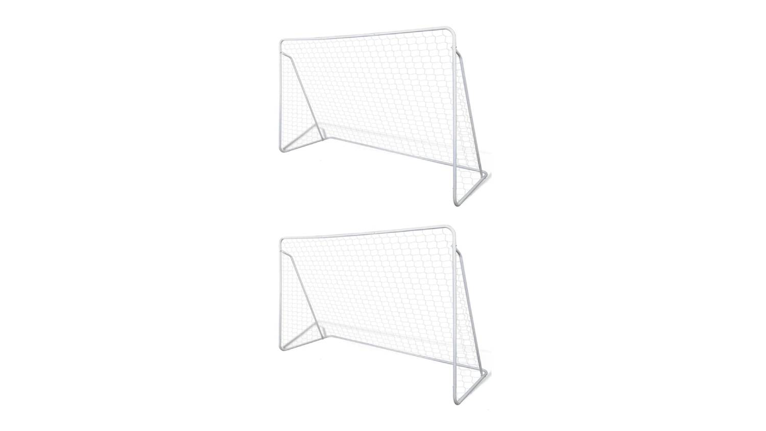 NNEVL Football Goal w/ Net 2pc 240 x 90 x 150cm