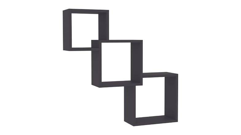 NNEVL Wall Shelves Cube 84.5x15x27cm - Grey