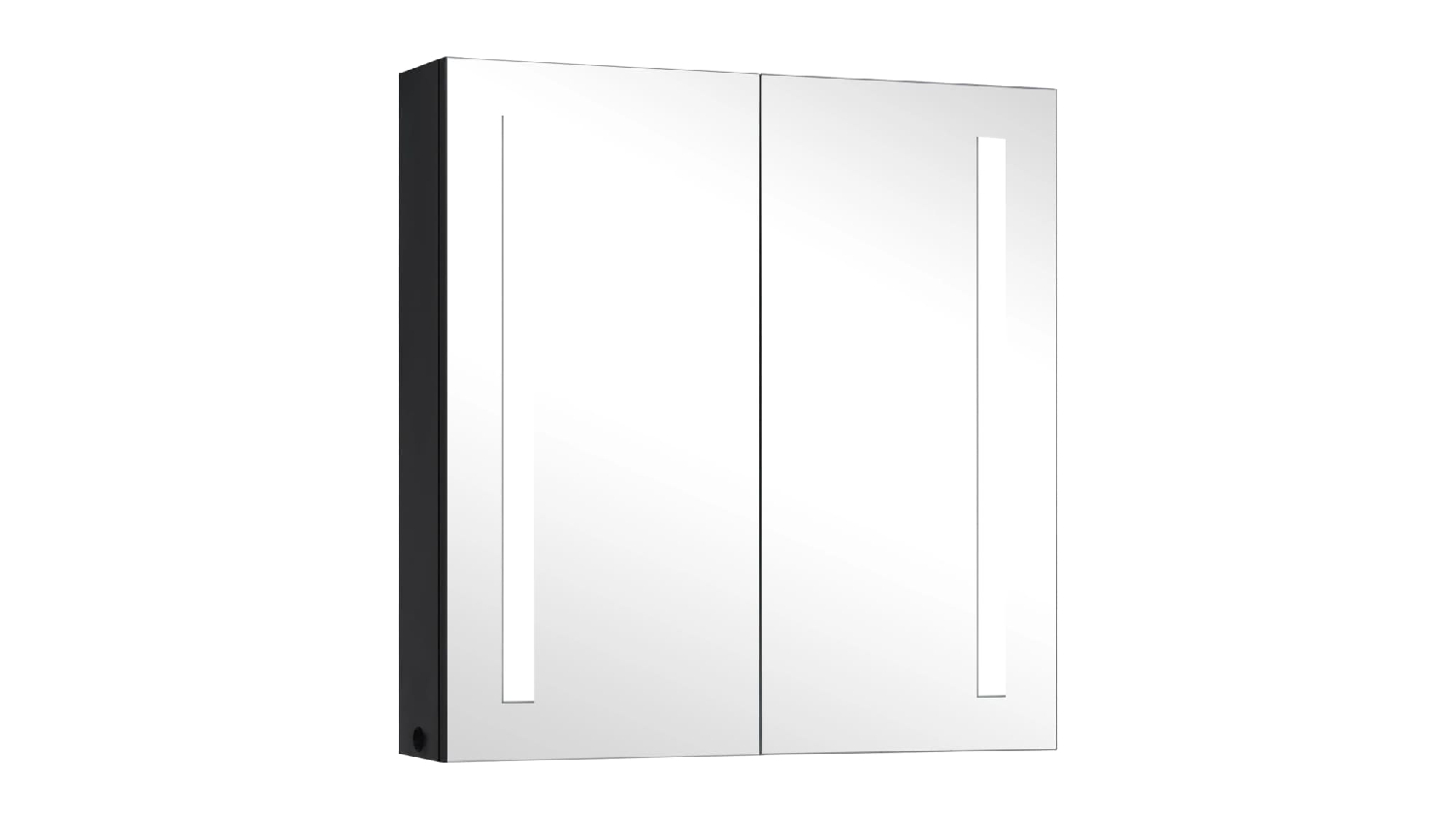 NNEVL LED Backlit Bathroom Mirror 62 x 14 x 60cm Anthracite