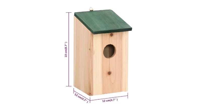 NNEVL Bird House 10pcs. 12 x 12 x 22cm