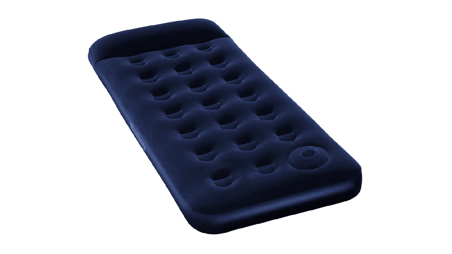 NNEVL Bestway Inflatable Single Airbed Flocked w/ Pillow & Foot Pump