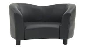 NNEVL Dog Sofa Faux Leather 67 x 41 x 39cm - Black