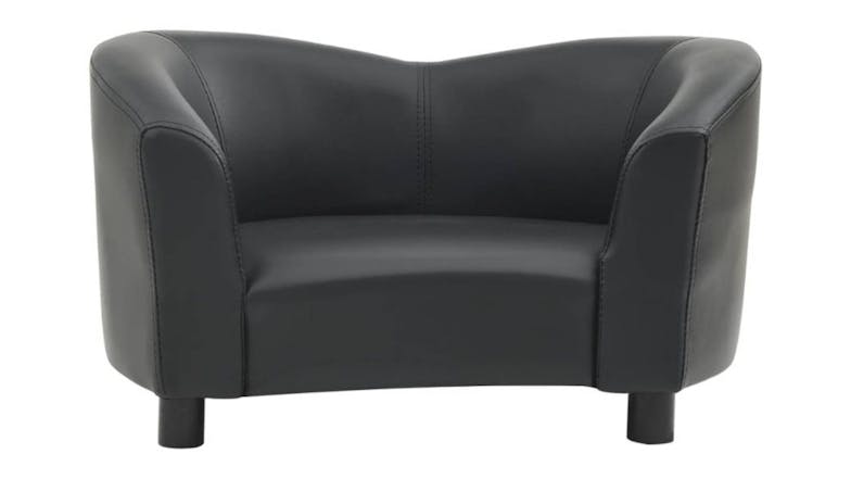 NNEVL Dog Sofa Faux Leather 67 x 41 x 39cm - Black