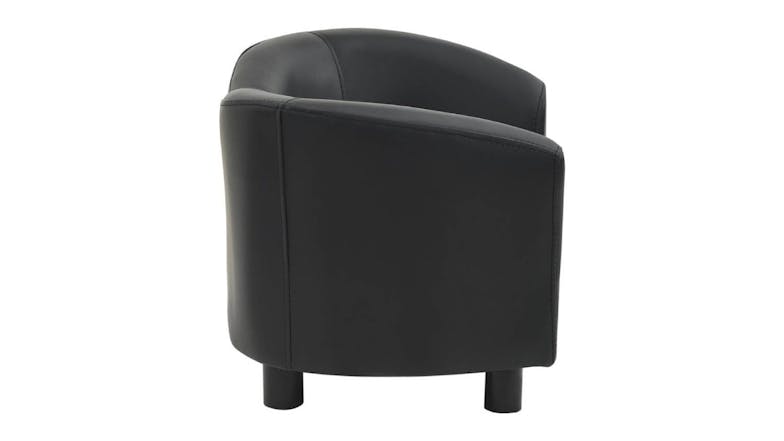 NNEVL Dog Sofa Faux Leather 67 x 41 x 39cm - Black