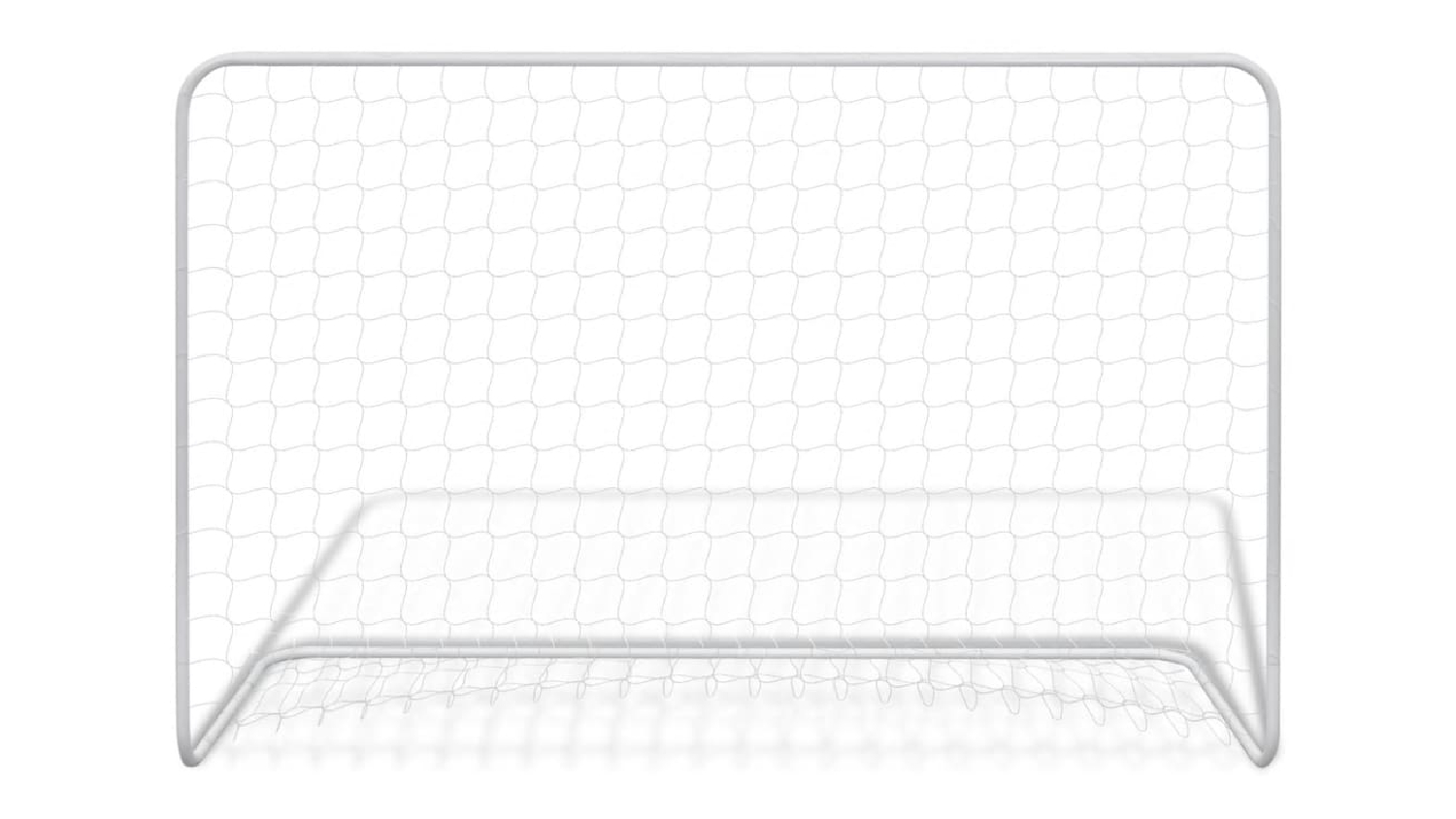 NNEVL Soccer Goal w/ Net 2pc 182 x 61 x 122cm - White