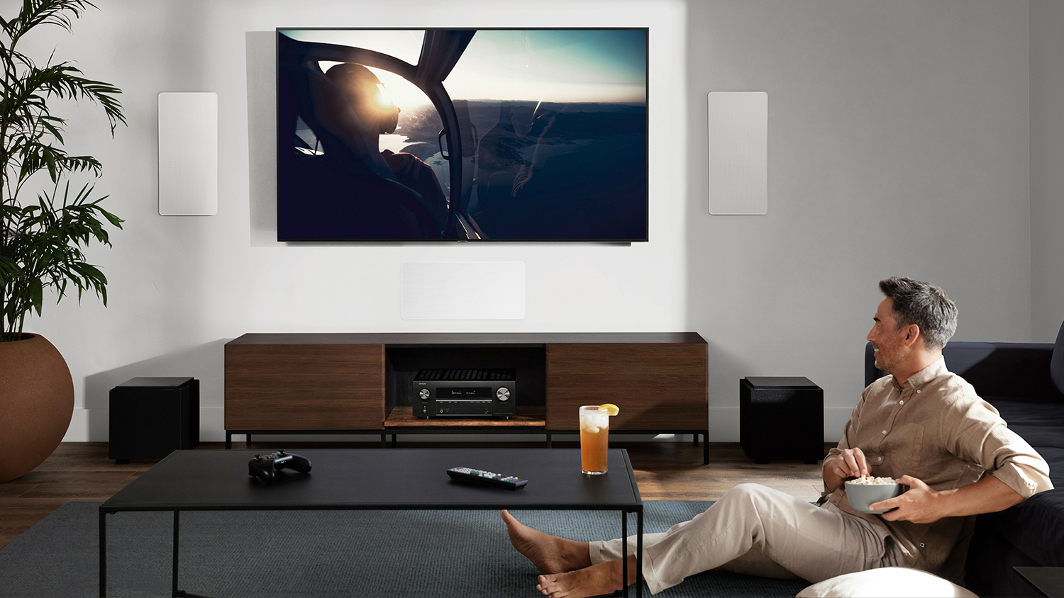 Denon 9.4 Channel Smart AV Receiver - 8K Ultra HD | BT v5.0 & Wi-Fi - Black (AVR-X3800H)