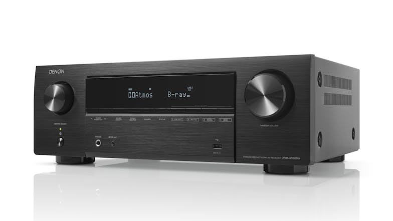 Denon AVR-X1800H 7.2 Channel 8K Wireless AV Receiver - Black (with HEOS Built-in)