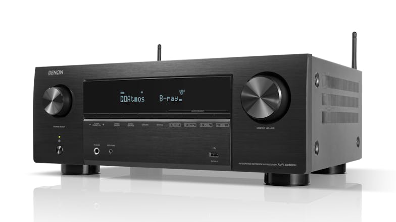 Denon AVR-X2800H 7.2 Channel 8K Wireless AV Receiver - Black (with HEOS Built-in)