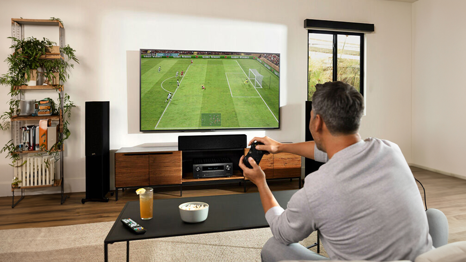 Denon 7.2 Channel Smart AV Receiver - 8K Ultra HD | BT v5.0 & Wi-Fi - Black (AVR-X2800H)