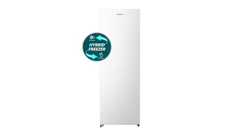 Hisense 240L Hybrid Single Door Vertical Fridge or Freezer - White (HRVF240)