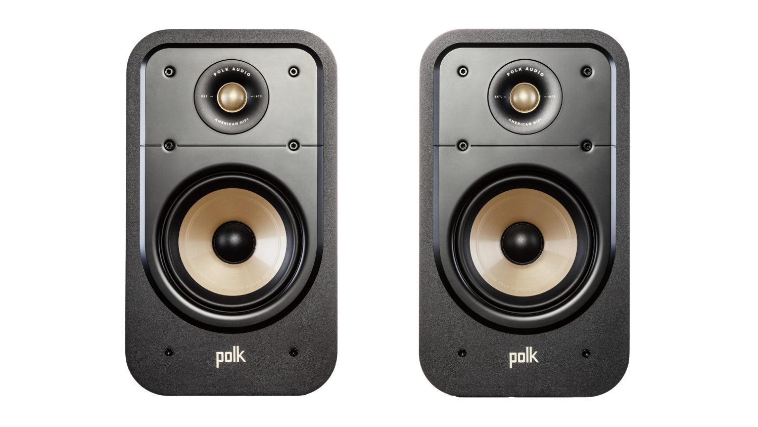 Polk Audio Signature Elite ES20 Bookshelf Speaker - Black (Pair