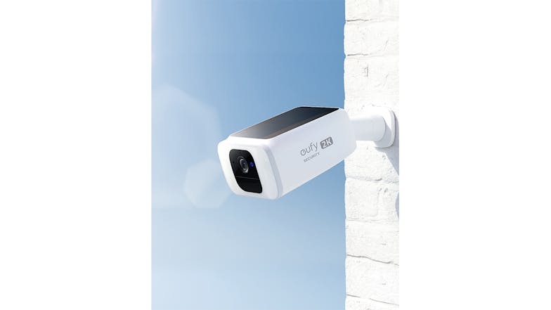 Eufy Cam Solo S40 Pro 2K Outdoor Wireless Smart Security Camera with Spotlight - 1 Pack (White)