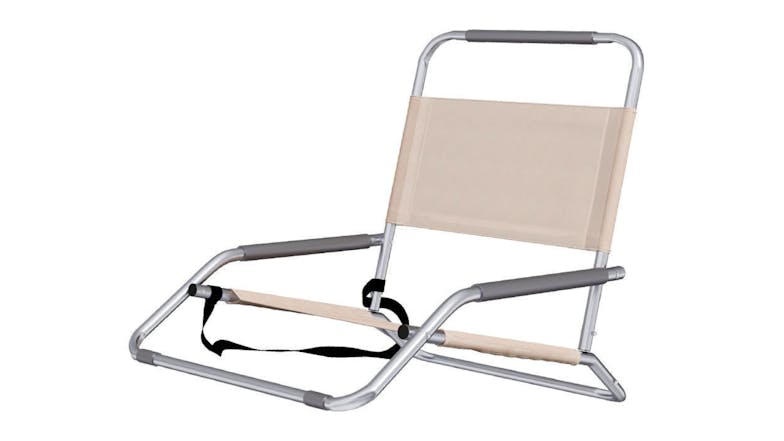 Havana Folding Outdoor Beach Chair 2pcs. - Cream