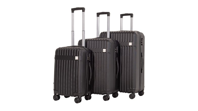Milano Travel Luxury Luggage Set 3pcs. - Black