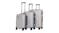 Milano Travel Luxury Luggage Set 3pcs. - Silver