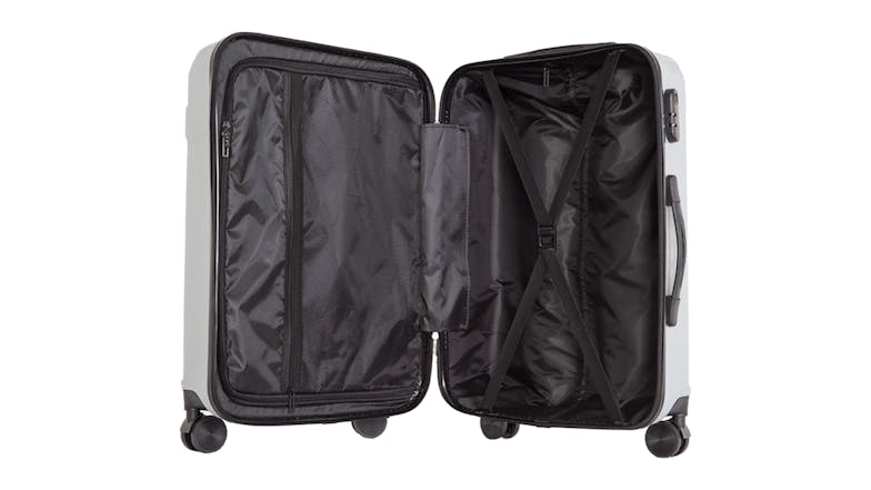 Milano Travel Luxury Luggage Set 3pcs. - Silver