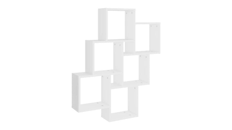 NNEVL Wall Shelves Square 78 x 15 x 93cm - White