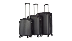 Milano Slim Premium Luggage Set 3pcs. - Black