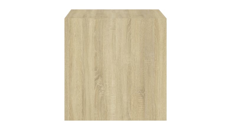 NNEVL Wall Cabinet 37 x 37 x 37cm - Sonoma Oak/White
