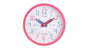 Acctim "Alma" Wall Clock for Teaching Time - Pink