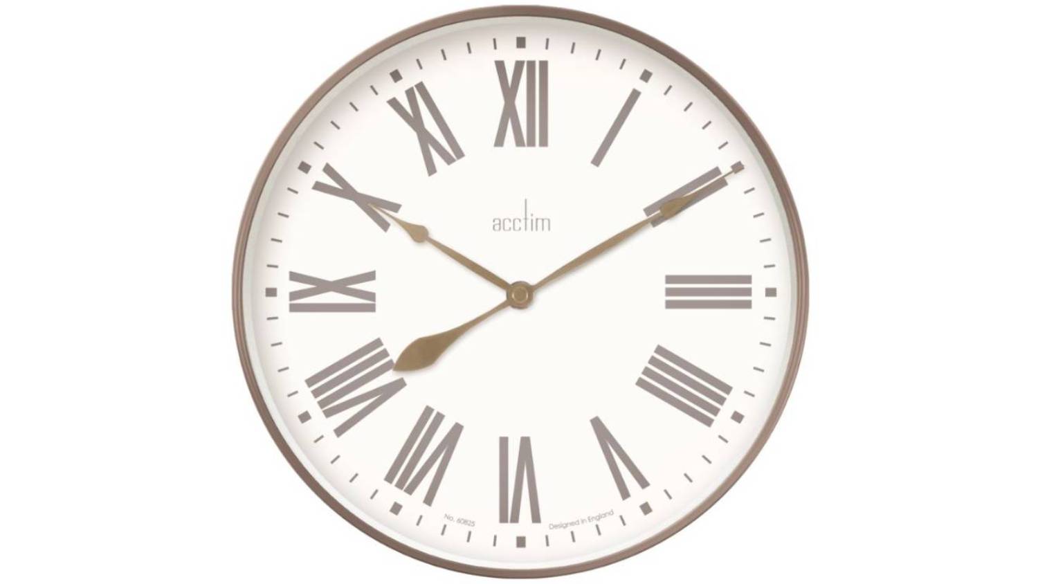 Acctim "Northfield" Wall Clock - White/Champagne