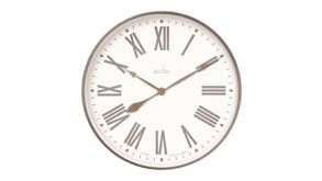 Acctim "Northfield" Wall Clock - White/Champagne