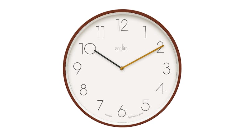 Acctim "Taby" Wall Clock - Soft Coral