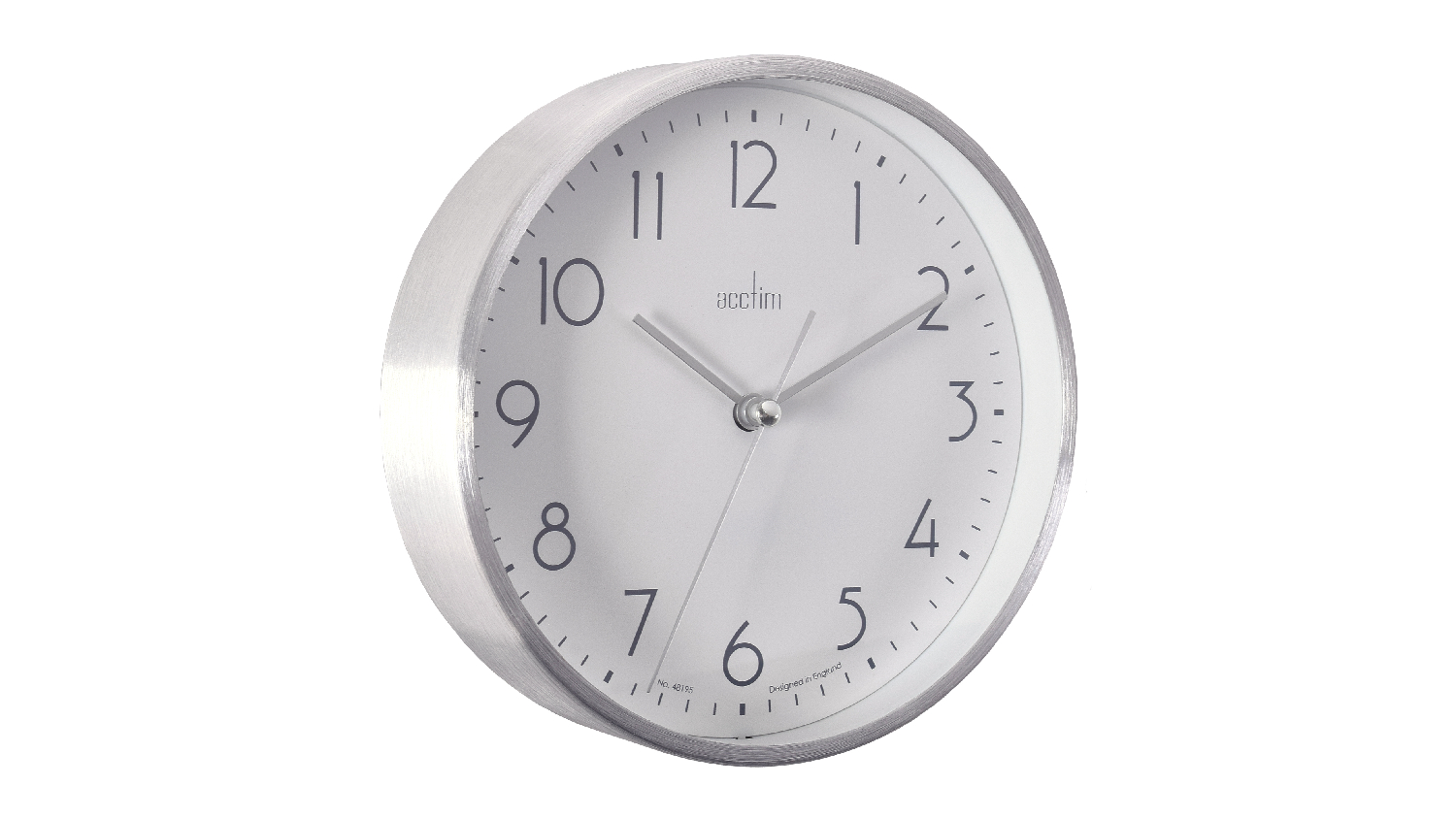 Acctim "Ava" Wall Clock - Silver