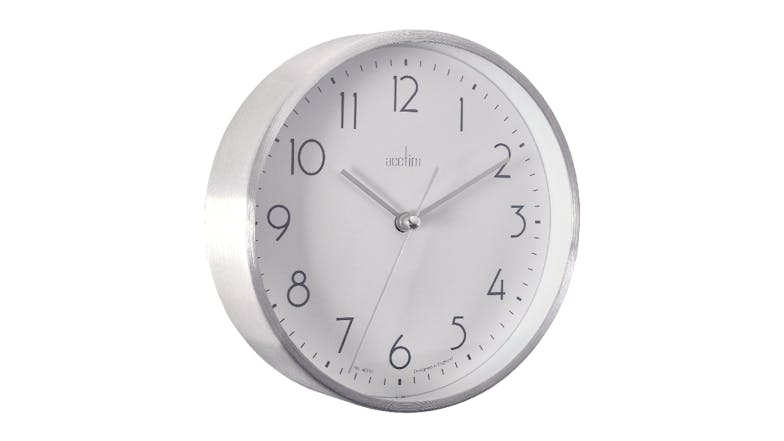 Acctim "Ava" Wall Clock - Silver