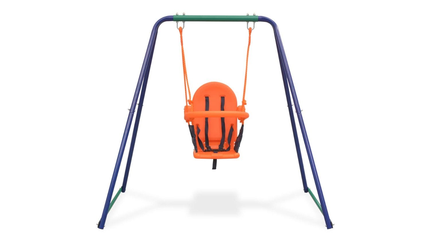 NNEVL 2-In-1 Toddler Swing Set - Orange