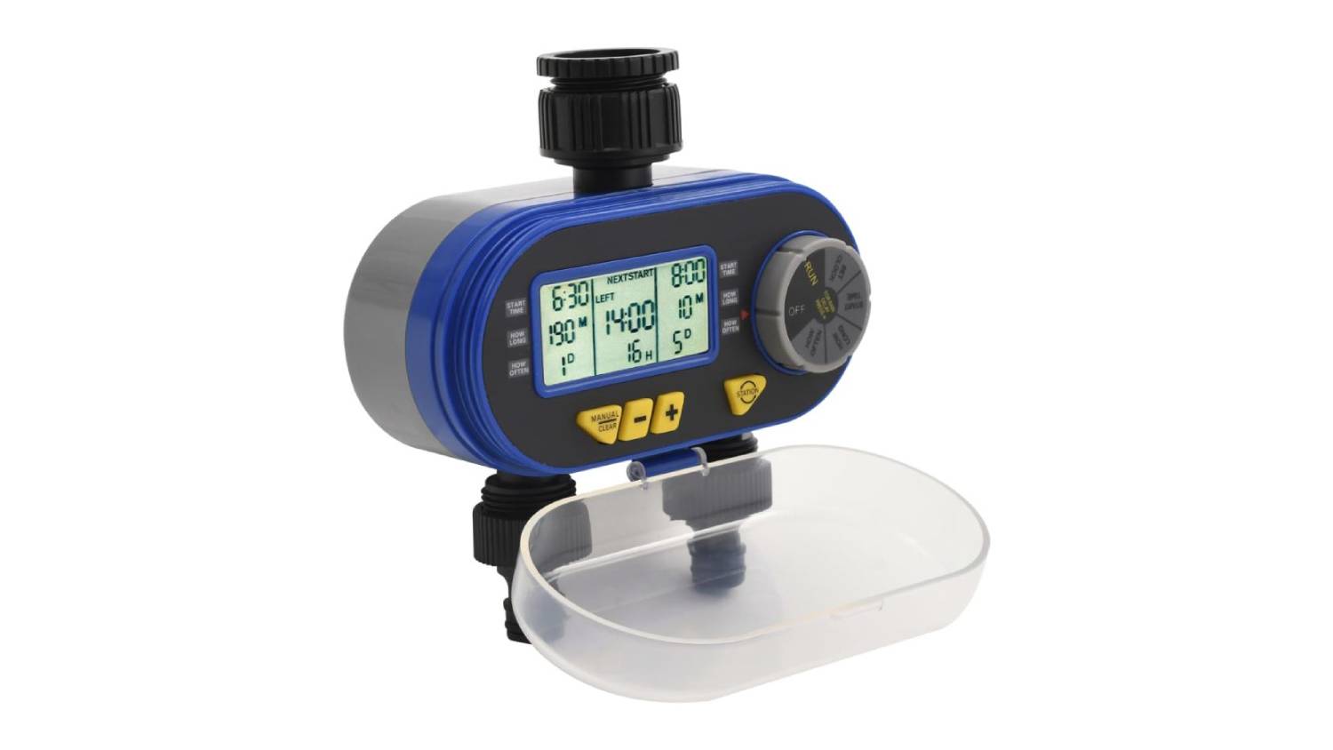 NNEVL Digital Water Timer w/ Moisture Sensor Dual Outlet